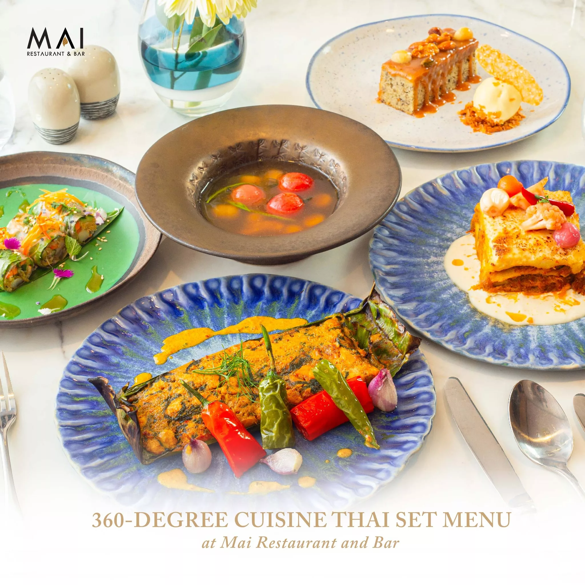 ยกระดับประสบการณ์ของการทานอาหารผ่าน The 360-degree cuisine Thai set menu